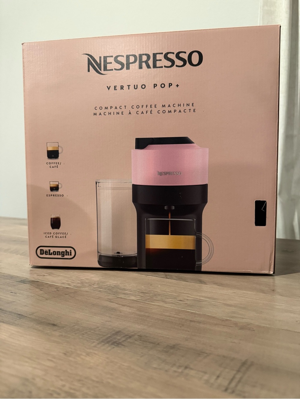 Nespresso Vertuo Pop+ Coffee Machine - Candy Pink